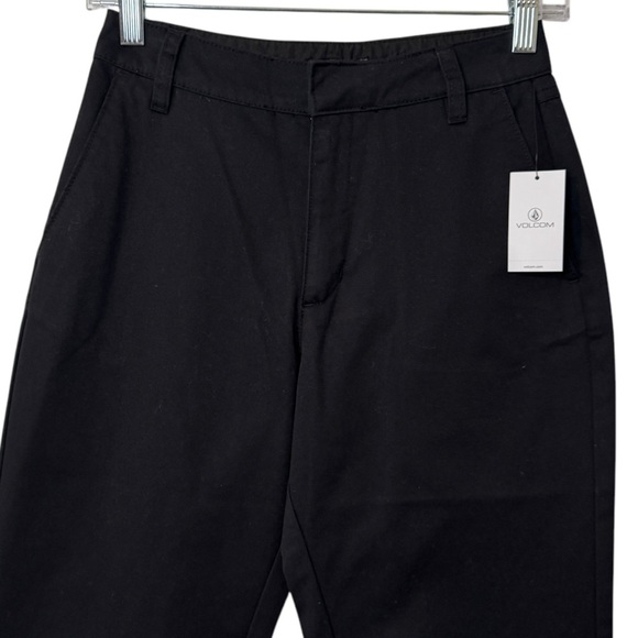 NWT Volcom So Chickie High Rise Chino Pants Womens 24 Work Casual preppy - Picture 4 of 16